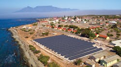 Off the coast of South Africa, microgrid technology is providing clean electricity to the World Heritage site on Robben Island as it decarbonizes its power supply. Courtesy of ABB.