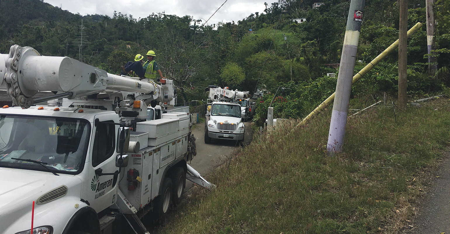 Ameren crews in Puerto Rico
