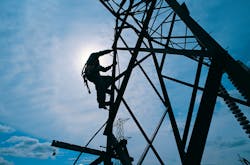 lineman climbing lineman climbing