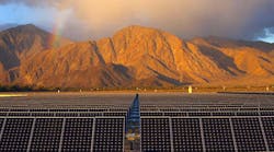 The Borrego Springs microgrid can connect to a third-party solar facility to power the town.
