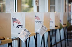 Voting booths Voting booths