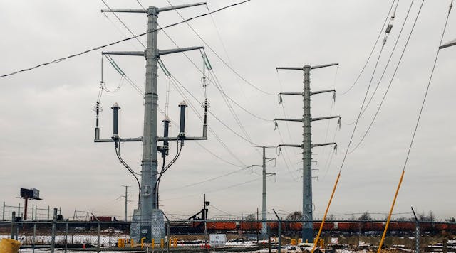 This underground-to-overhead transition structure, the first for a 345-kV line in the U.S., helped PSE&amp;G to solve the challenge posed by one particularly congested area along the underground project.