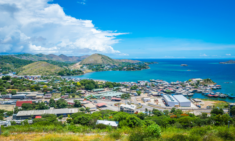 View of Koki in Port Moresby, Papua New Guinea