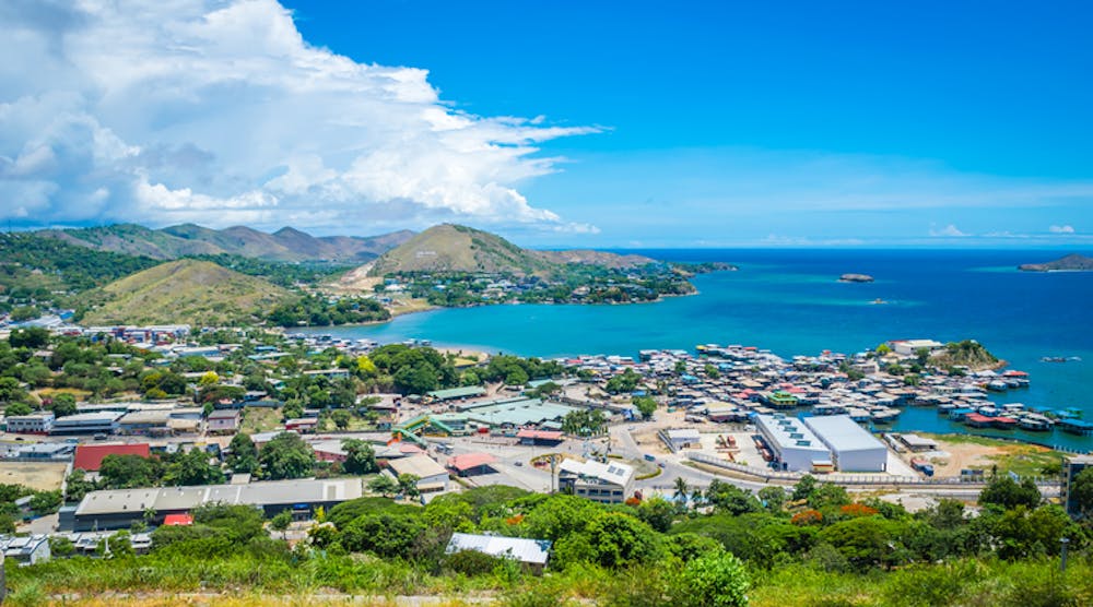 View of Koki in Port Moresby, Papua New Guinea