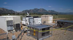 Microgrid equipment at the National Wind Technology Center in Colorado.