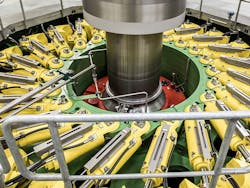 A turbine spins inside the main generating hall at the Kaprun Limberg II pumped storage power plant, operated by Verbund AG, in Kaprun, Austria, on Thursday, Sept. 13, 2018. Pumped-hydro plants like Kaprun, with 830 megawatts of capacity, can store enough power to cover almost 100,000 households for more than a week. Photographer: Akos Stiller/Bloomberg A turbine spins inside the main generating hall at the Kaprun Limberg II pumped storage power plant, operated by Verbund AG, in Kaprun, Austria, on Thursday, Sept. 13, 2018. Pumped-hydro plants like Kaprun, with 830 megawatts of capacity, can store enough power to cover almost 100,000 households for more than a week. Photographer: Akos Stiller/Bloomberg