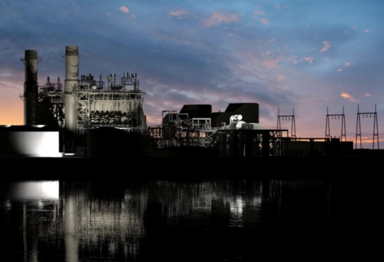 An Entergy Corporation power plant