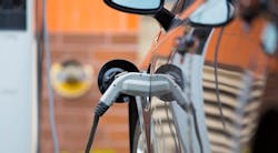 A charging point for electric vehicles A charging point for electric vehicles