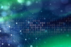 A visualization of digital data network A visualization of digital data network