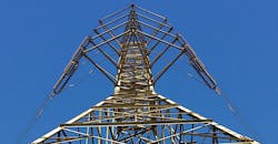 A transmission tower A transmission tower