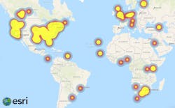 ESRI heat map ESRI heat map