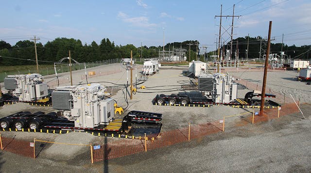Cartersville Mobile Substation Installation