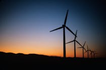 Tdworld 9301 Wind Turbines Sunset Kim Steele Photodisc