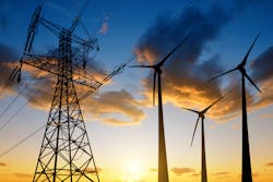 transmission tower and wind power transmission tower and wind power