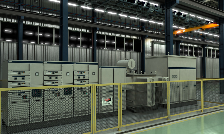 Digital transformers in a substation
