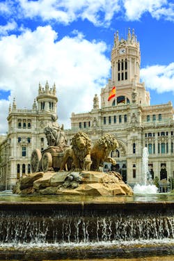 The Plaza de Cibeles square at Madrid The Plaza de Cibeles square at Madrid