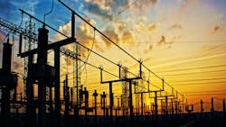 Electric power system and overhead power lines Electric power system and overhead power lines