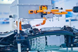 Internal parts of an electric vehicle Internal parts of an electric vehicle