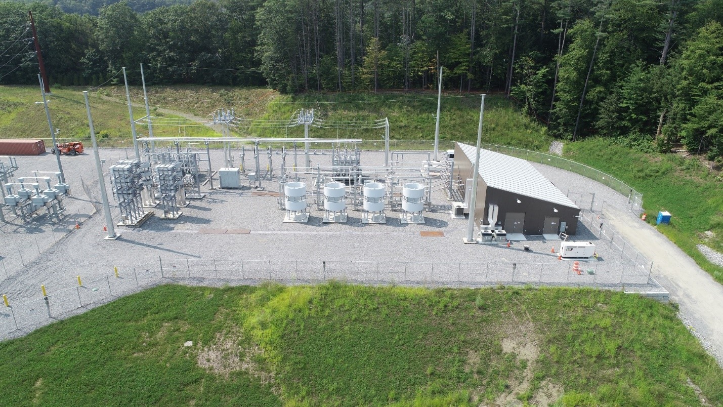 Static VAR compensator (SVC) at Ascutney, Vermont
