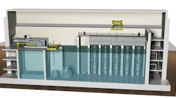 Cross section of NuScale's small modular reactor