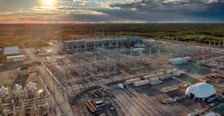 Keewatinohk converter station under construction Keewatinohk converter station under construction