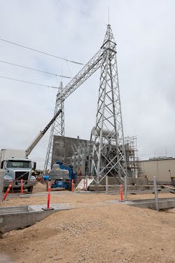 Final assembly of a 250-MVA power transformer Final assembly of a 250-MVA power transformer