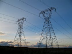 Electric transmission towers and overhead lines Electric transmission towers and overhead lines