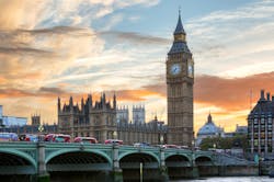 A view of the London landscape A view of the London landscape