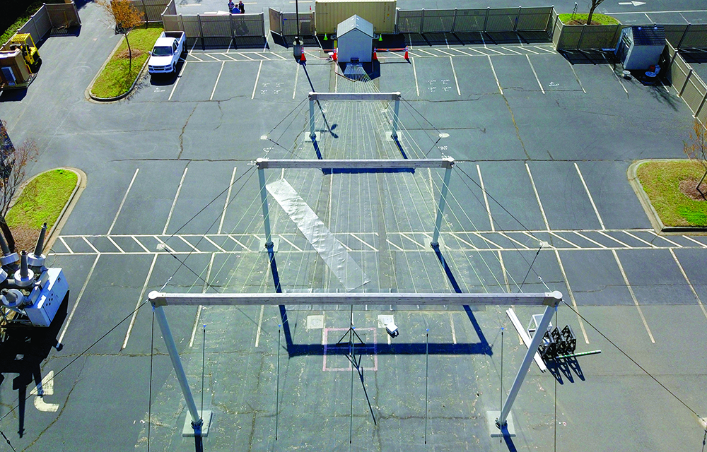 EPRI&rsquo;s free field illumination test facility in Charlotte, North Carolina