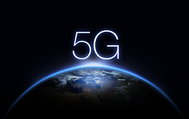 5G written on top of a globe
