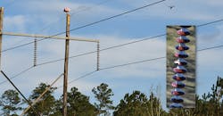 Drones inspecting electric poles and overhead transmission lines Drones inspecting electric poles and overhead transmission lines
