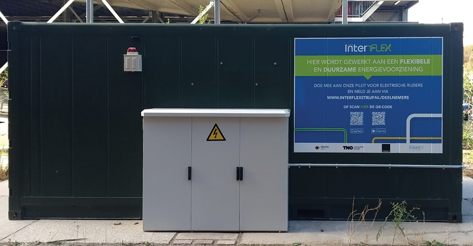 External view of SSU installed at Strijp-S project site