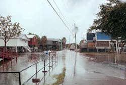 Tropical Storm Barry brought heavy rains to Grand Isle, Louisiana, flooding streets Tropical Storm Barry brought heavy rains to Grand Isle, Louisiana, flooding streets