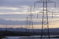 Electric transmission towers and overhead lines Electric transmission towers and overhead lines