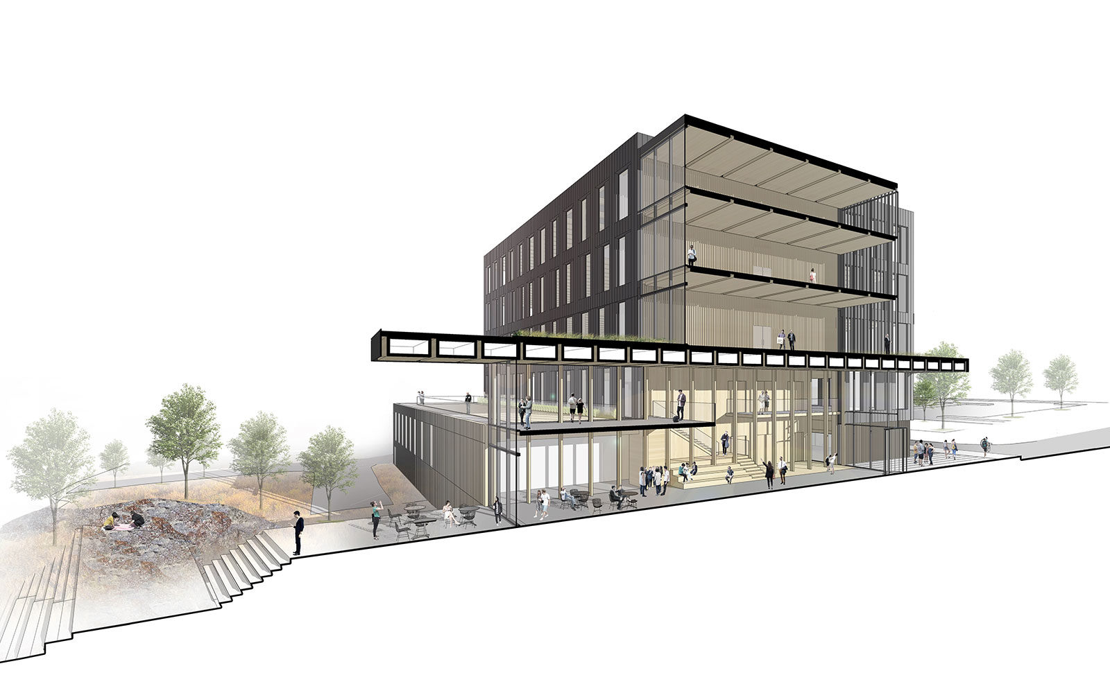 Illustration of a building