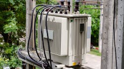 A distribution transformer A distribution transformer