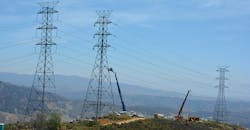 Electric transmission towers and overhead lines Electric transmission towers and overhead lines