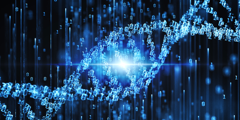 A representational image of blockchain technology