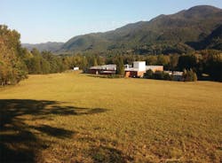 Location where solar and battery storage will be sited in Hot Springs. Location where solar and battery storage will be sited in Hot Springs.