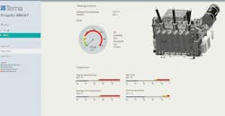 Main page of SMOAT HMI of auto-transformer. Main page of SMOAT HMI of auto-transformer.