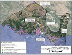 Plan for the Strauss Wind Energy Project