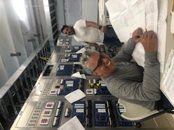 Using breaker simulators to test the complete system. Using breaker simulators to test the complete system.