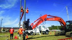 Utility cranes and vehicles Utility cranes and vehicles