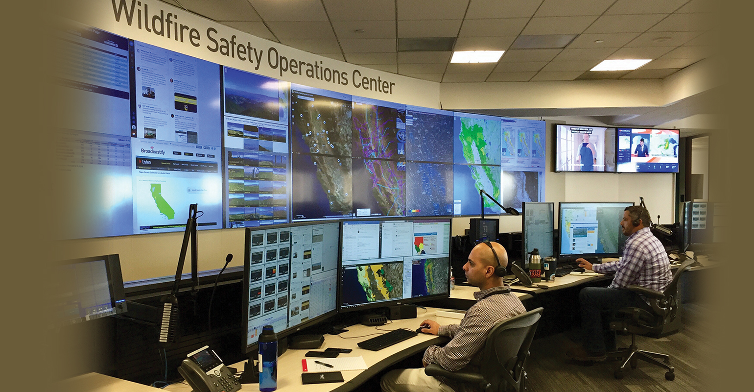 PG&E's Wildfire Safety Operations Center