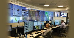 PG&amp;E opened up its Wildfire Safety Operations Center earlier this year that will monitor potential wildfire threats throughout its service area.