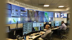 PG&amp;E opened up its Wildfire Safety Operations Center earlier this year that will monitor potential wildfire threats throughout its service area.