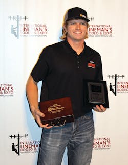 Ted Ghyra, an apprentice for OPPD, won the hurtman rescue event in the apprentice division. Ted Ghyra, an apprentice for OPPD, won the hurtman rescue event in the apprentice division.