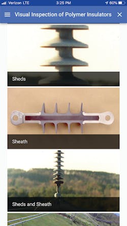 Sample “page” from mobile app. Sample “page” from mobile app.