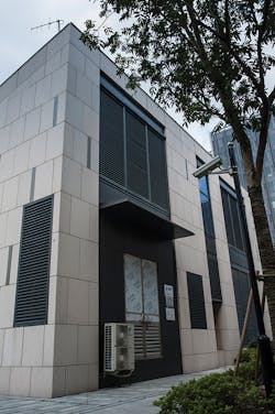 External view of K-station constructed in an independent building. External view of K-station constructed in an independent building.