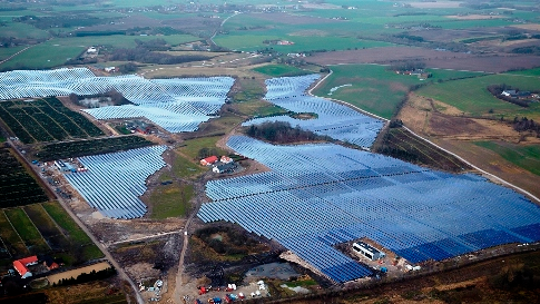 Solar District Heating in Silkeborg, Denmark.